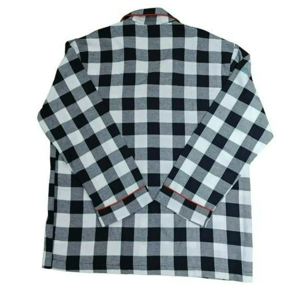 XL Mens Fall Tartan Plaid Flannel Pajama Set - Picture 6 of 12